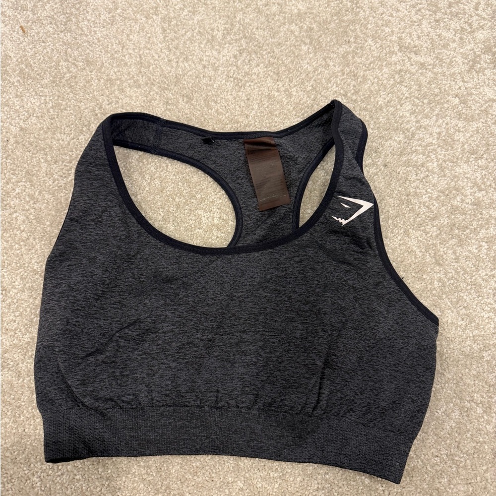 Women's Gymshark Charcoal Sports Bra